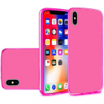 Wholesale iPhone X Ten Soft Slim TPU Case (Hot Pink)